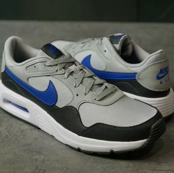 Giay Nike Air Max SC 'Grey Black Blue' CW4555-006