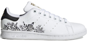 Giay Adidas Stan Smith 'Black Floral White' GV9977
