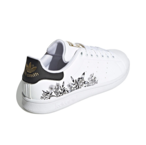 Giay Adidas Stan Smith 'Black Floral White' GV9977