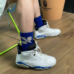 Giay Nike Air Jordan 6 Retro BG 'Sport Blue' 384665-107