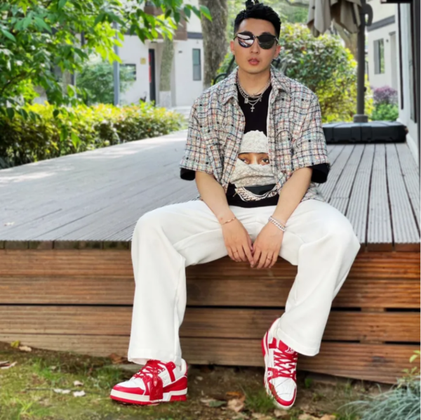 Giày Louis Vuitton Trainer 'Red White' 1A8PJW - Ảnh 2