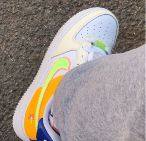 Giay Nike Air Force 1 LV8 GS 'Player One Laser Orange' FB1838-131