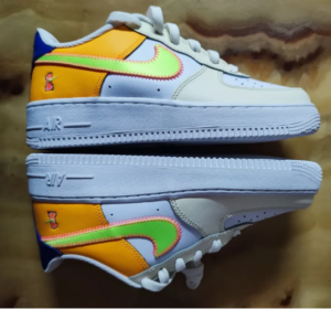 Giay Nike Air Force 1 LV8 GS 'Player One Laser Orange' FB1838-131