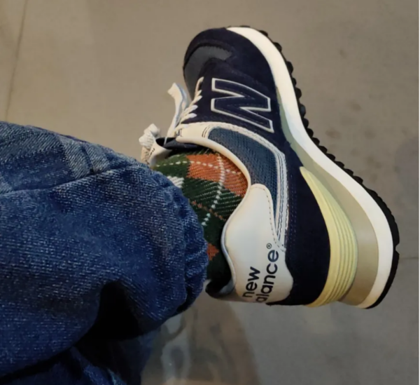 Giày New Balance 574 Balance Navy ML574VN - Ảnh 3