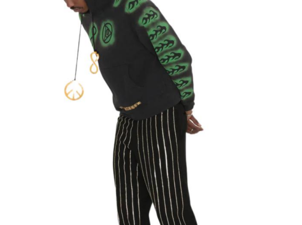 Ao Stussy x Dries Van Noten Embroidered Hoodie 'Black'