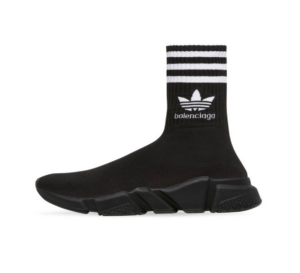 Giay Balenciaga x Adidas Speed 'Black White' 717591WBDV11009