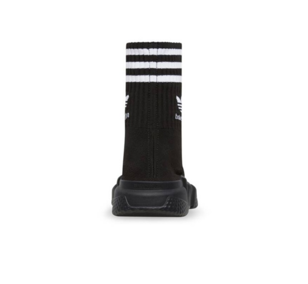 Giay Balenciaga x Adidas Speed 'Black White' 717591WBDV11009