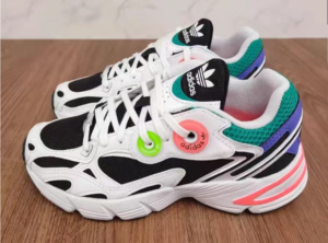 Giay Adidas Astir 'White Black Acid Red' GY1122