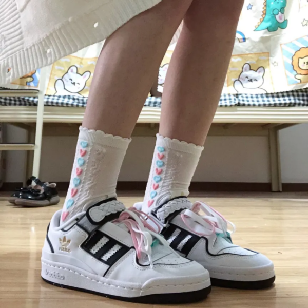 Giày Adidas Wmns Forum Plus 'I Love Dance' FY5223 - Ảnh 10