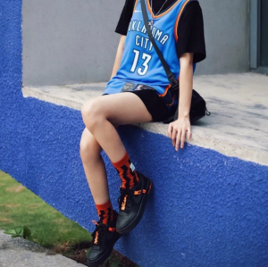 Giay Nike Air Force 1 Low LV8 KSA Worldwide 'Black Orange' CT4683-001