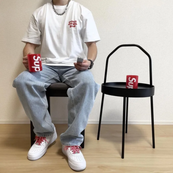 Giày Nike Air Force 1 Low Supreme "White" CU9225-100 - Ảnh 2