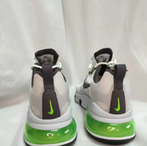 Giay Nike Air Max 270 React 'White Grey Electric Green' CI3866-100