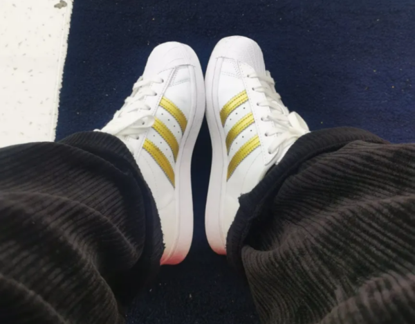 Giay Adidas Originals Superstar 'White Metallic Gold' FX7483