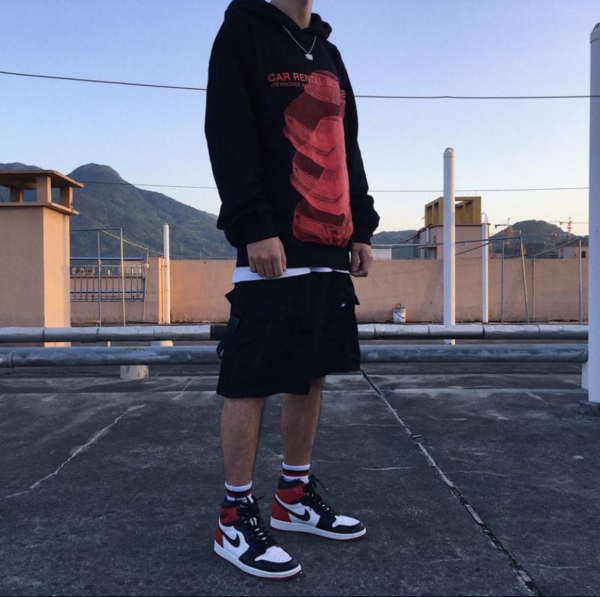 Giày Nike Air Jordan 1 Retro 'Black Toe' 555088-125 - Ảnh 3