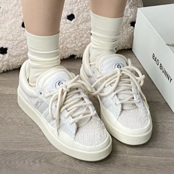Giay Adidas x Bad Bunny Campus Light 'Cloud White' FZ5823