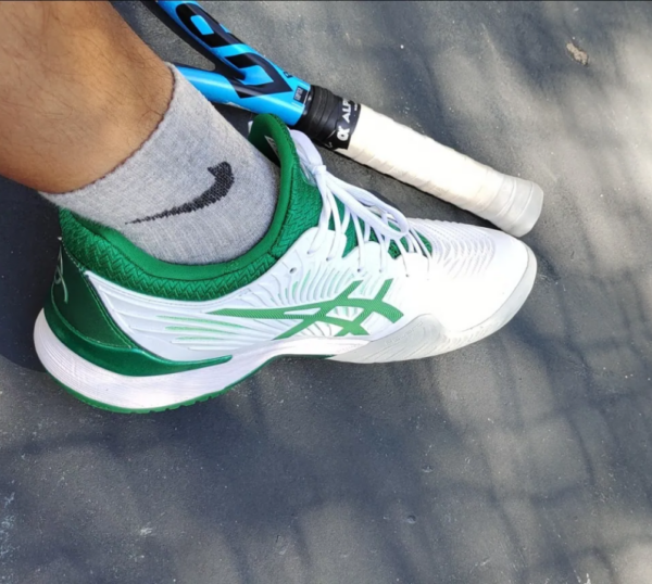 Giày Tennis Asics Court FF Novak 'White Kale' 1041A089-104 - Ảnh 3