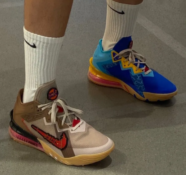 Giày Nike Space Jam x LeBron 18 Low EP 'Wile E. x Roadrunner' CV7564-401 - Ảnh 9