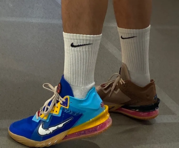 Giày Nike Space Jam x LeBron 18 Low EP 'Wile E. x Roadrunner' CV7564-401 - Ảnh 8