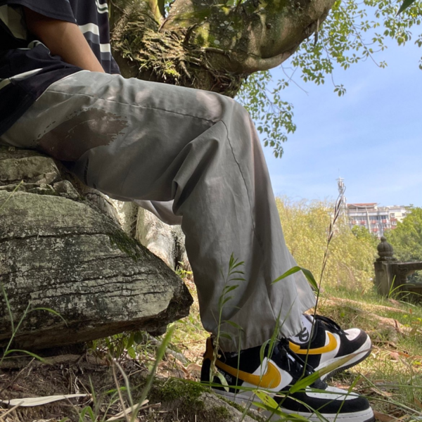 Giày Nike Air Force 1 Low Athletic Club Black University Gold DH7568-002 - Ảnh 2