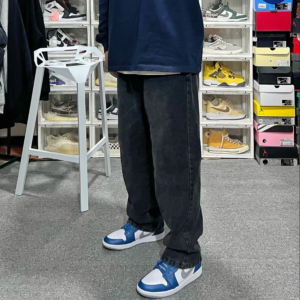 Giay Nike Air Jordan 1 Low 'True Blue Cement' 553558-412