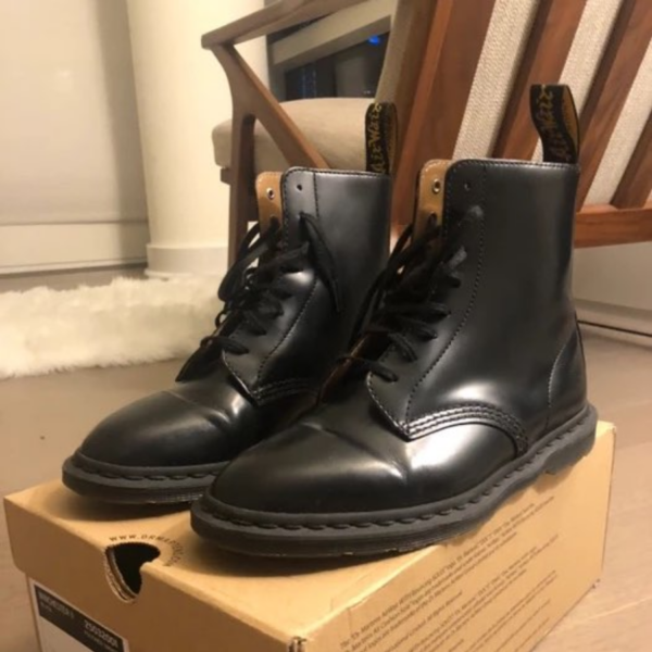 Giày Dr.martens Kensington Winchester 8eye Boot 'Black' 25032001 - Ảnh 3