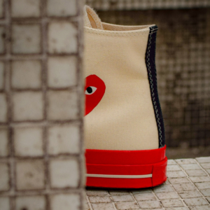 Giay Converse  Comme des Garcons Play x Chuck 70 High 'Pristine Red' A01794C