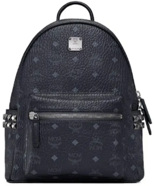 Balo MCM Stark Side Studs Backpack Visetos Black MMK6SVE37BK001