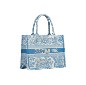 Tui Dior Tote Tiger Printed 'Blue' M1296ZTDT-M917