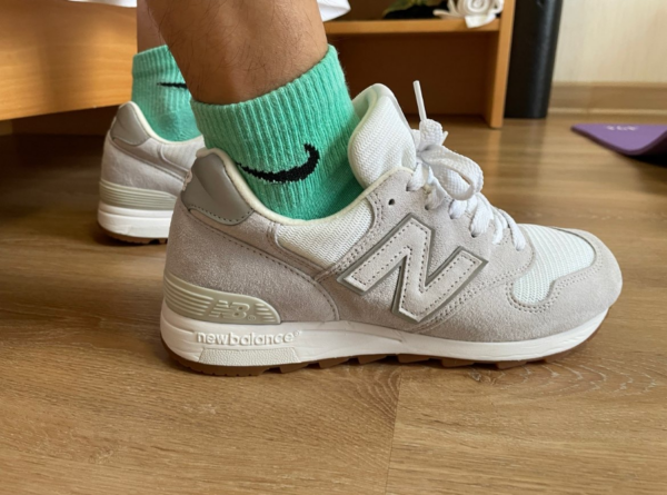 Giày New Balance 1400 'White Grey Gum' M1400JWH - Ảnh 4