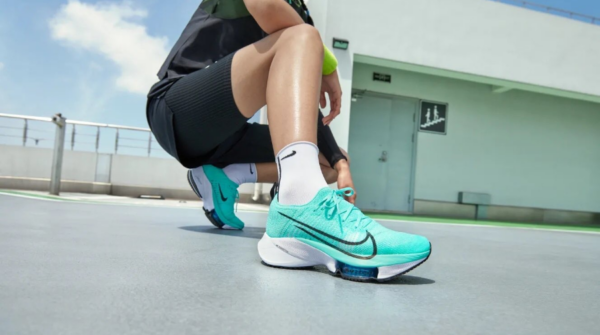 Giày Nike Air Zoom Tempo Flyknit GS 'Hyper Turquoise' CJ2102-300 - Ảnh 2
