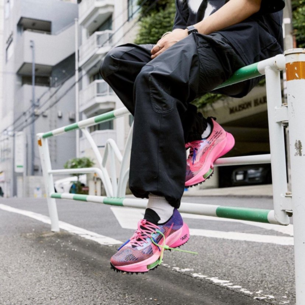 Giày Nike Off-White x Air Zoom Tempo Next% 'Pink Glow' CV0697-400 - Ảnh 2