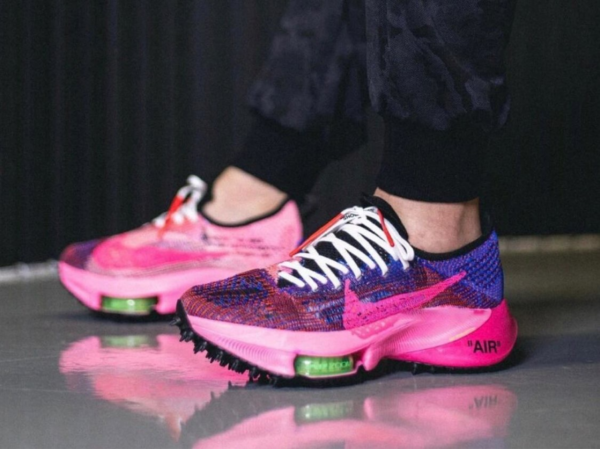 Giày Nike Off-White x Air Zoom Tempo Next% 'Pink Glow' CV0697-400 - Ảnh 6