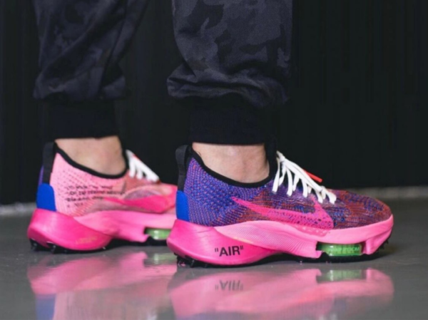 Giày Nike Off-White x Air Zoom Tempo Next% 'Pink Glow' CV0697-400 - Ảnh 5
