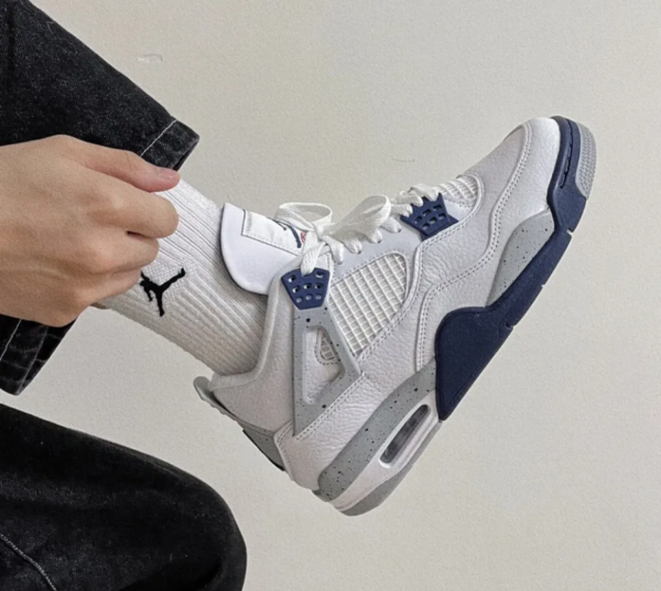 Giày Nike Air Jordan 4 Retro 'Midnight Navy' DH6927-140 - Ảnh 2