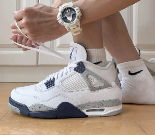 Giày Nike Air Jordan 4 Retro 'Midnight Navy' DH6927-140 - Ảnh 5