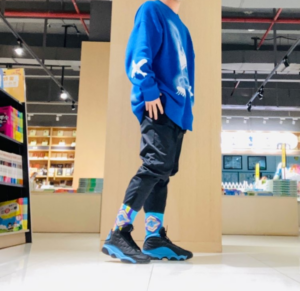 Giay Nike Air Jordan 13 Retro 'Black University Blue' DJ5982-041