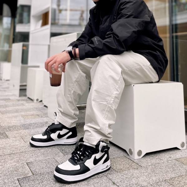 Giày Nike Air Force 1 Mid Stussy 'Light Bone' DJ7840-002 - Ảnh 3
