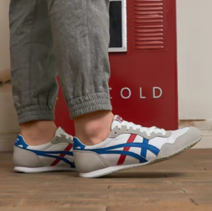 Giay Onitsuka Tiger Serrano 'White Blue Red' TH109L-0142