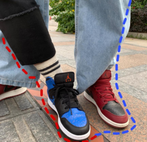 Giay Nike Air Jordan 1 Mid 'Royal Splatter' 554724-048