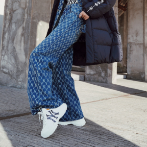 Giay MLB BigBall Chunky Mono NY 'White' 3ASHCM01N-50WHS