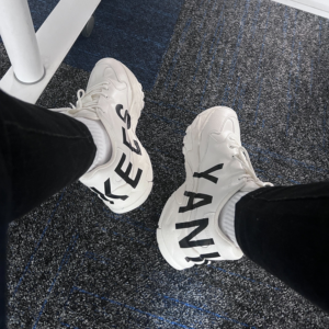 Giay MLB BigBall Chunky P Mega NY 'White Black' 3ASHC2B2N-50WHS