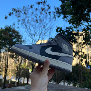 Giay Nike Air Jordan 1 Mid 'Cement Grey' BQ6472-022
