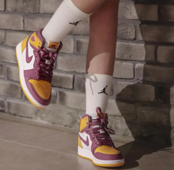 Giày Nike Air Jordan 1 High GS 'Brotherhood' 575441-706 - Ảnh 6