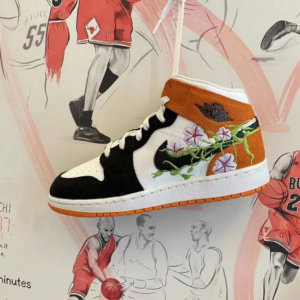 Giay Nike Air Jordan 1 Mid 'Floral' DQ8390-100