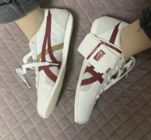 Giay Onitsuka Tiger Runspark 'White Red' TH201L-0123