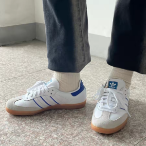 Giay Adidas Samba 'White Lucid Blue' IG2339