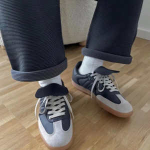 Giay Adidas Pharrell x Samba Human Race 'Night Grey' HP3384