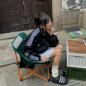 Giay Adidas Puffylette 'Black Grey' GY4559