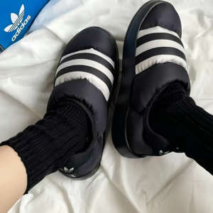 Giay Adidas Puffylette 'Black Grey' GY4559