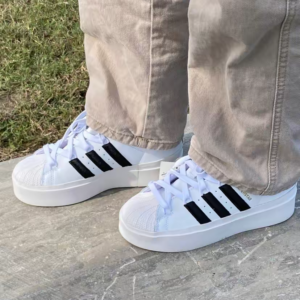 Giay Adidas Superstar Bonega 'White Black Gold Metallic' GX1840